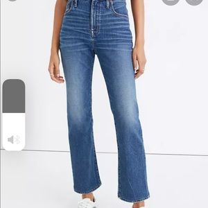 Madewell Slim Demi-Boot Denim Size 28